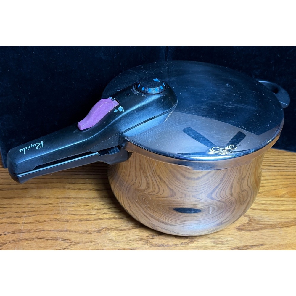 Rapida 6L Stainless Steel Pressure Cooker: Induction Gas, Electric Pot EEC